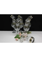 Барный набор 18 предметный с фужером