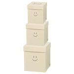 Подарочная коробка Basir 3 в 1, прямоугольные с крышкой, размер 21*21*21/18*18*19/15*15*17.5 см, ассорти