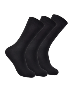 Носки высокие мужские, набор 3 пары,черный