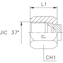 Заглушка V (Г) JIC 1.7/8"