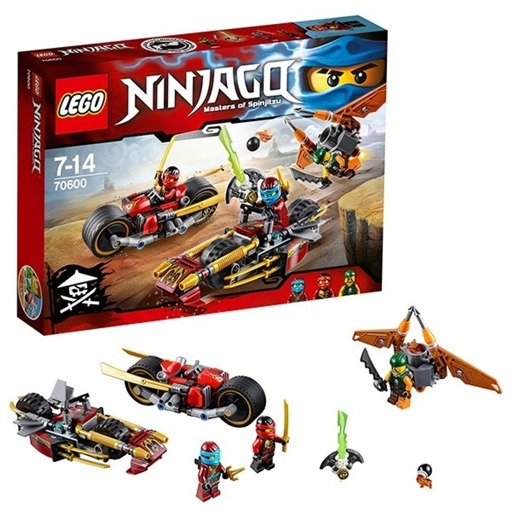 LEGO Ninjago: Погоня на мотоциклах 70600 — Ninja Bike Chase — Лего Ниндзяго