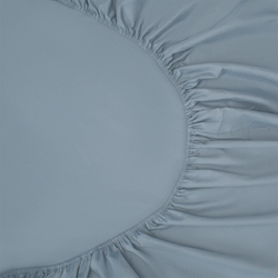 Простыня на резинке 180x200x30см Tkano Essential джинсово-синяя