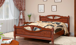 Кровать Елена 4 (массив сосны)