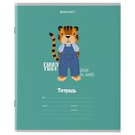 Тетрадь 18 л. BRAUBERG клетка, обложка картон, "МОДНЫЕ ЖИВОТНЫЕ", 106480, 5шт