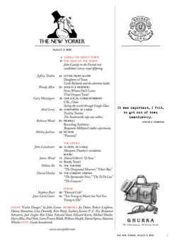 Журнал The New Yorker 05-08-2013