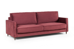 Keln диван-кровать трехместный прямой, велюр красный
