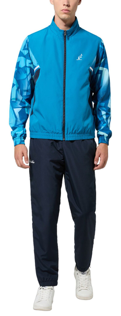 Мужской теннисный костюм Australian Tuta Abstract Smash Tracksiut - ottanio