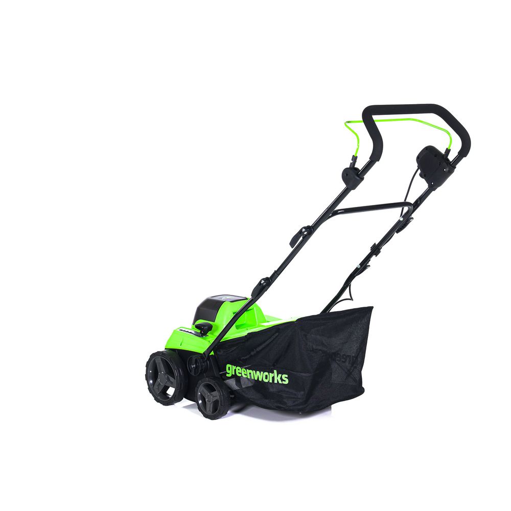 Аэратор-скарификатор аккумуляторный Greenworks GD40SC38IIK4 Арт. 2517607UB, 40V, 38 см,бесщеточный, c 1хАКБ 4Ач и ЗУ