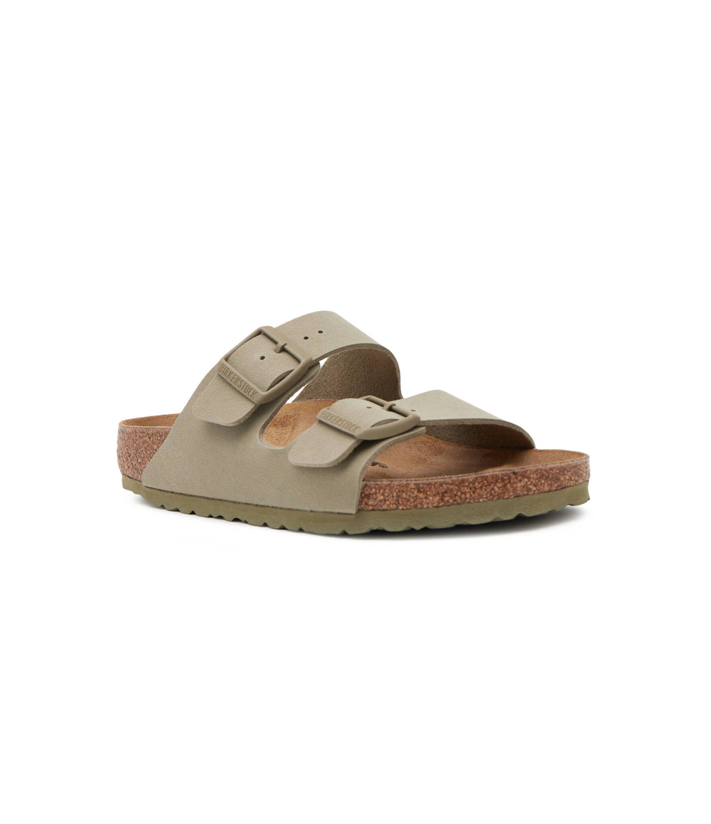 Кожаные шлепанцы arizona Birkenstock - хаки(1027697)