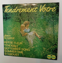 Винтажная виниловая пластинка LP Jimmy Gleason Tendrement Votre (France 1975)