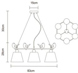 Подвесная люстра Arte Lamp