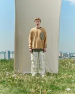 Толстовка Called a Garment Utilitarian карри