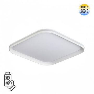 7750/72L MITRA LED SN 102 Светильник металл/PMMA/белый LED 72Вт 3000-6000К 396х396 IP20 пульт ДУ BETA