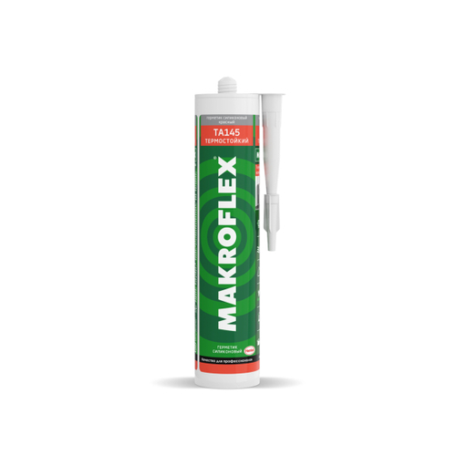 MAKROFLEX Герметик TA145 силиконовый термостойкий красный 0,3л