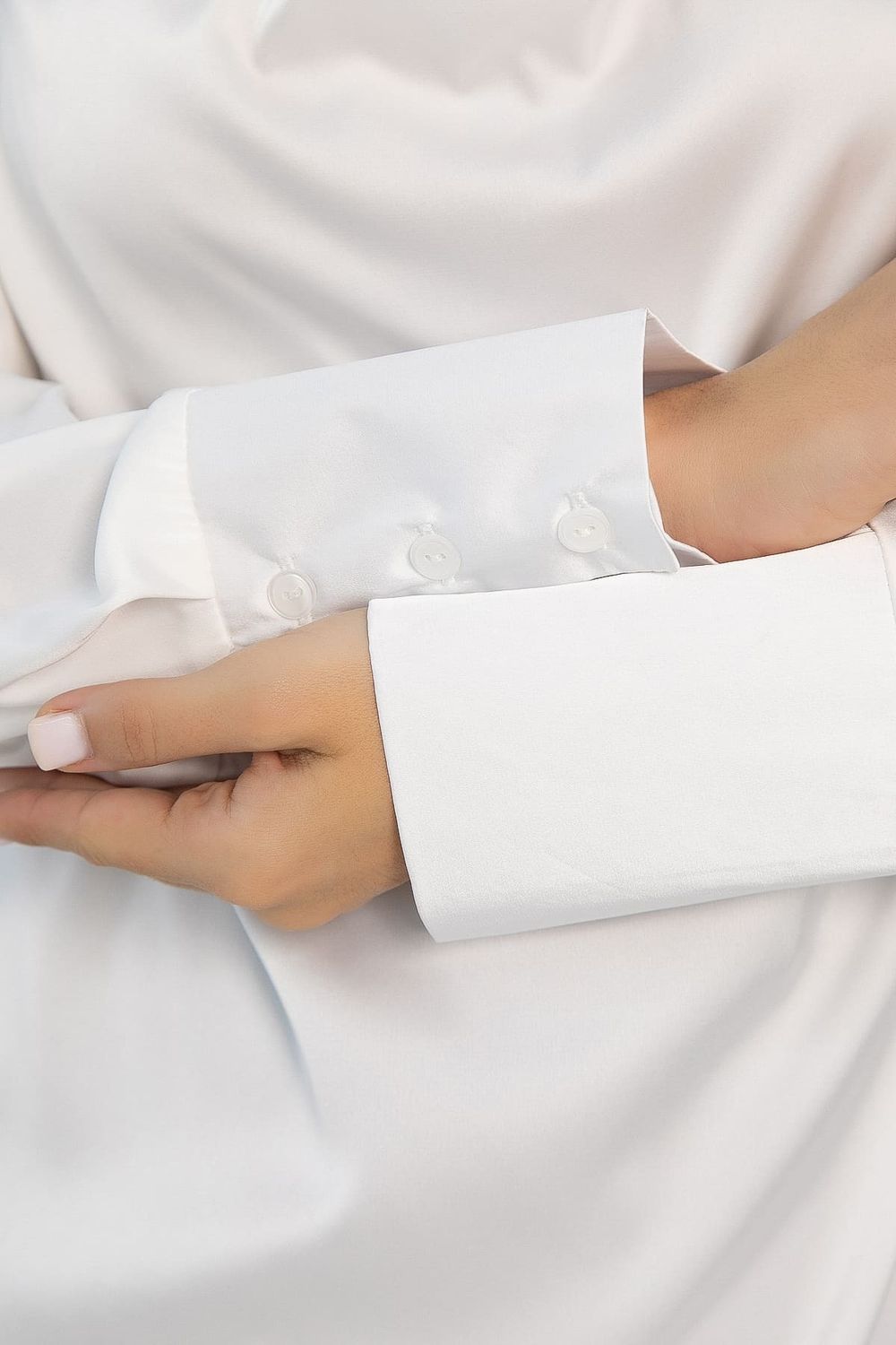 Блуза Шелковая сказка (белая) Б14380-33М LT Collection