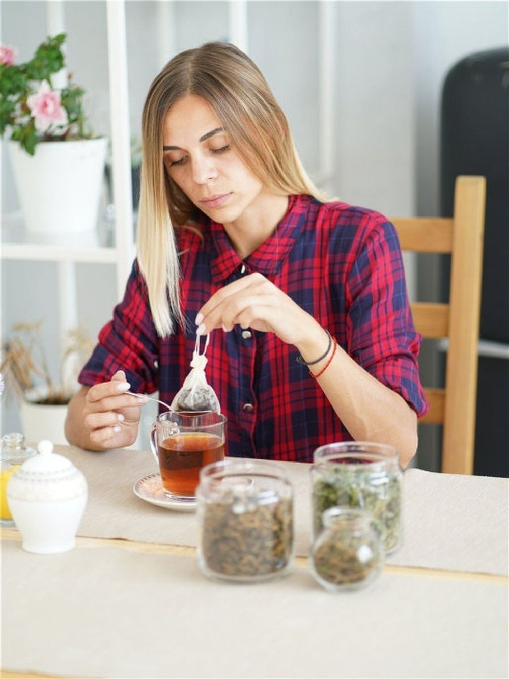 Фильтр-пакеты для заваривания чая и трав с завязками (размер "Для Чашки" 7х9см 50 шт.)