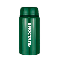 Термос для еды Biostal Охота (0,5 литра), с ложкой, зеленый
