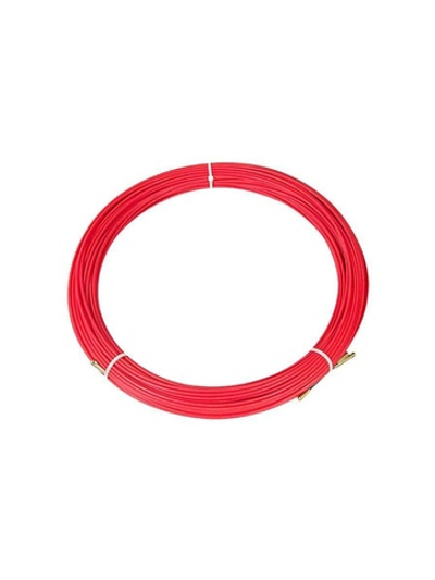 Протяжка кабельная (мини УЗК в бухте) 50м стеклопруток d3.5мм красн. Rexant 47-1050