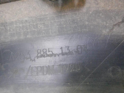 Юбка переднего бампера Mercedes GLC X253 19-22 AMG