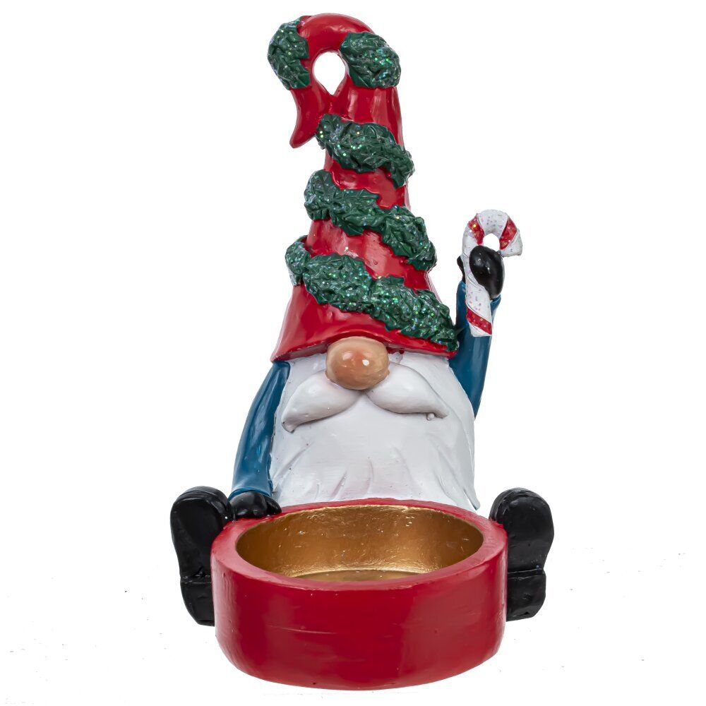 GAEM Подсвечник "Ангел/Дед Мороз/Снеговик/Гном" (D свечи 4,5 см), L7 W7 H11 см, 4в.