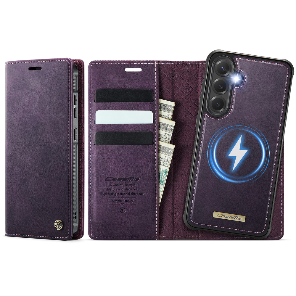Чехол-кошелек CaseMe 2 in 1 MagSafe Samsung Galaxy S25+