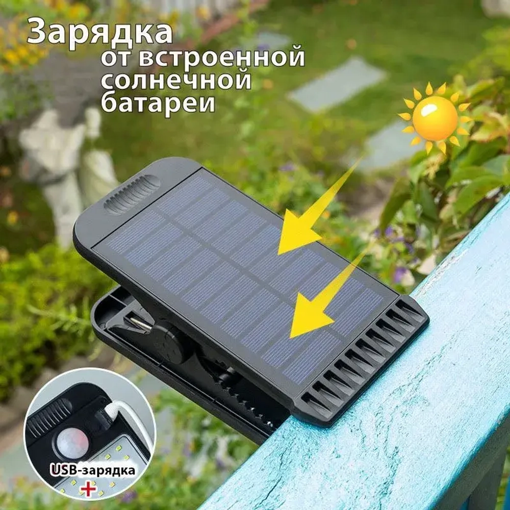 Светильник 48 св., холодный, с USB и датчиком