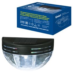 USL-F-251-PM050 SHINY Cветильник настенный на солнечной батарее. 1 светодиод. Белый свет. 1xААA Ni-Mh аккумулятор в-к. IP44. TM Uniel