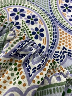 Постельное белье Сказка "Бисер" семейное Наволочка 50х70 см 2 шт Простынь на резинке 160х200 см Пододеяльник 145х215 см(2шт) , перкаль