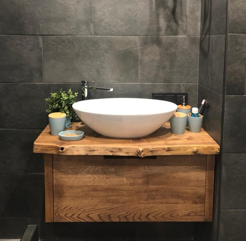 Подвесная тумба с раковиной