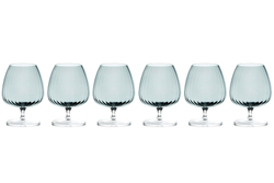 Набор бокалов для коньяка 6шт 465мл Le Stelle Opium дымчатый