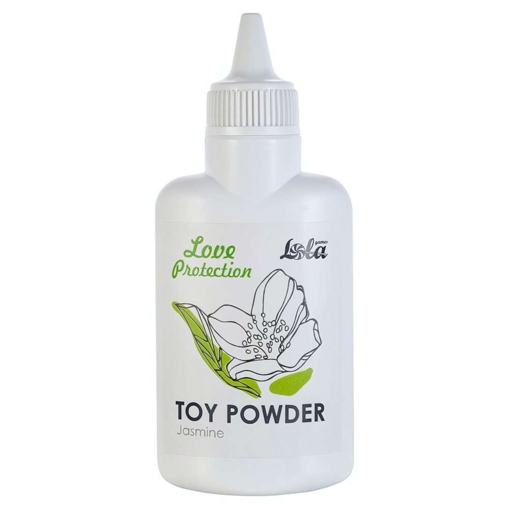 Пудра для игрушек ароматизированная Love Protection Жасмин 30 гр (Цвет: белый)