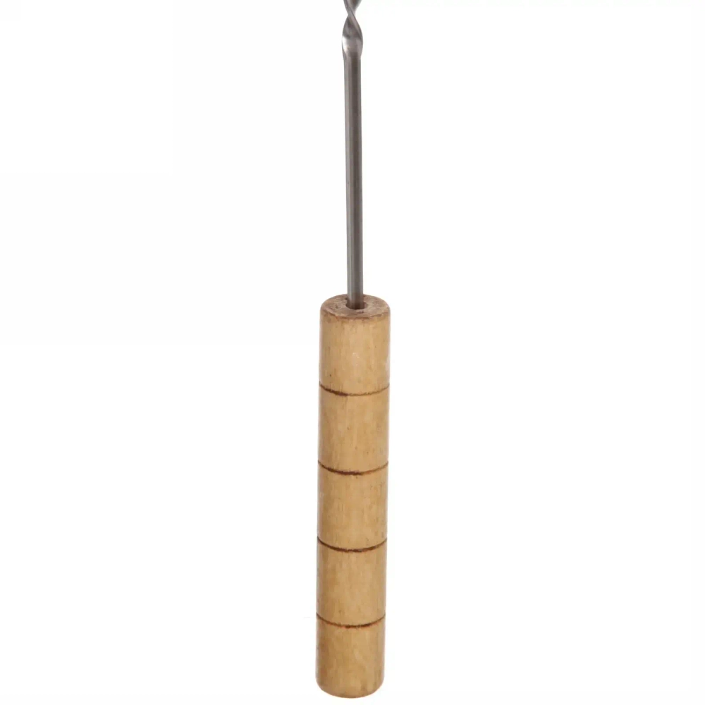Набор шампуров 6 шт с деревянными ручками, длина 40 см, ширина 5 мм