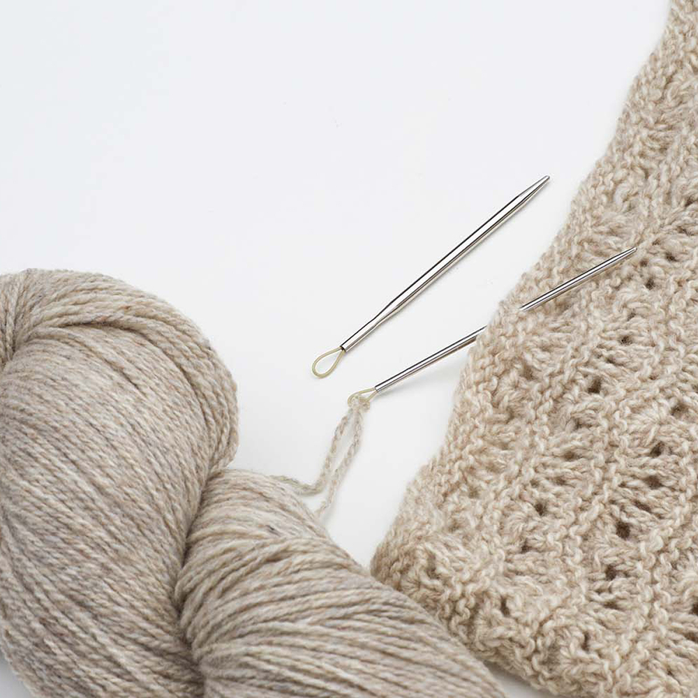 Игла для шитья толстой пряжей с петлей на конце Addi Loop