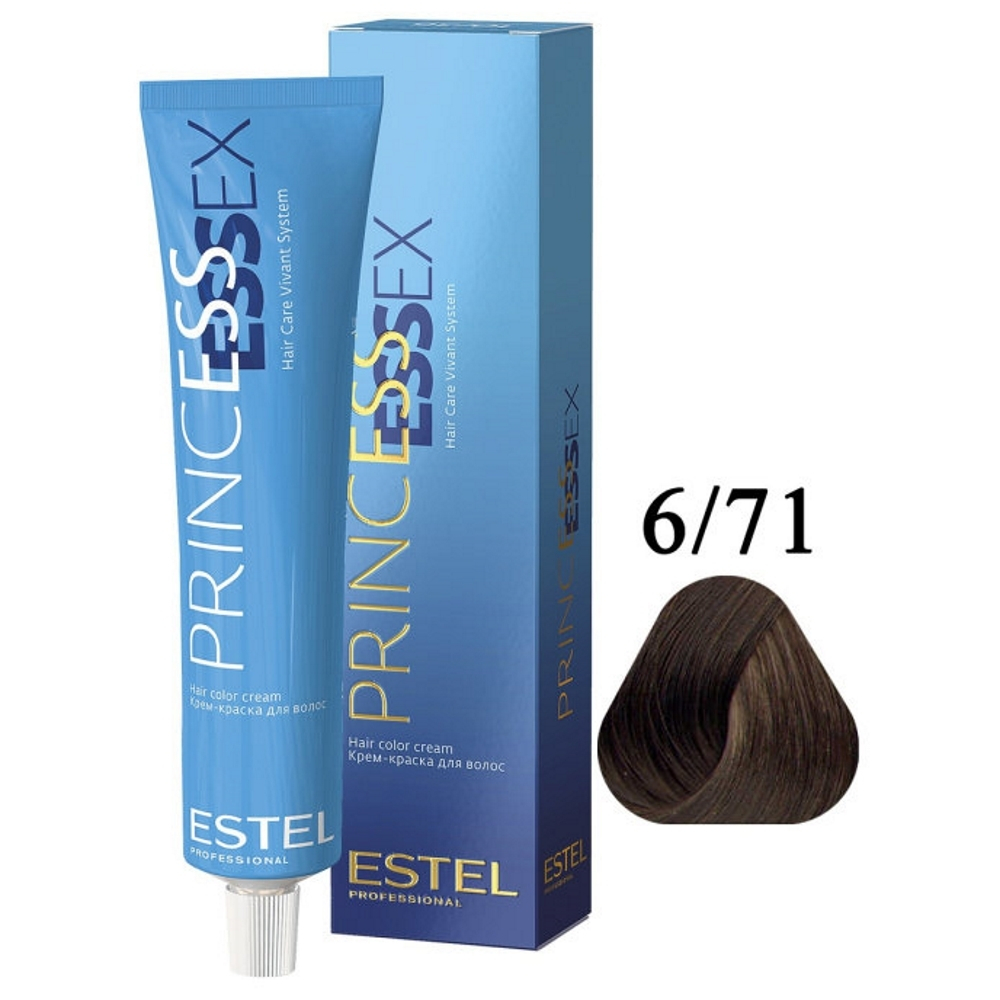 ESTEL PROFESSIONAL 6/71 Тёмно-русый коричнево-пепельный Estel Princess Essex 60 мл