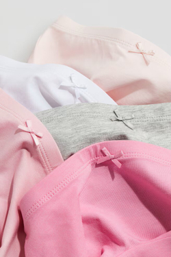 H&M Набор из десяти пар трусиков, светло-розовый