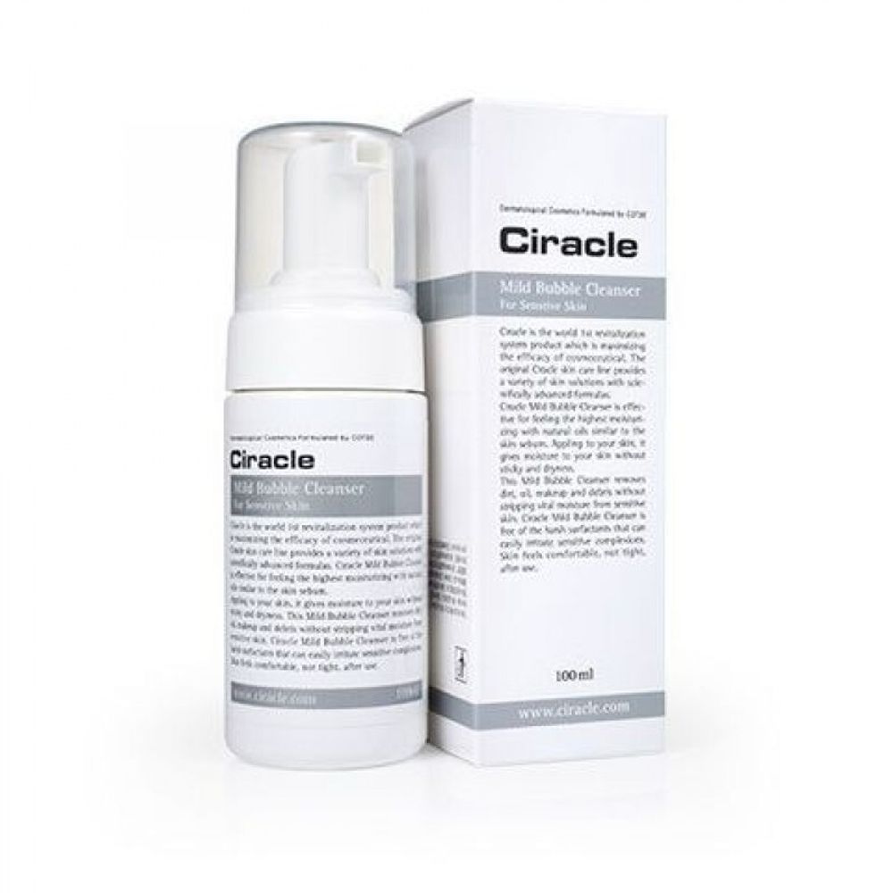 Пенка для умывания для чувствительной кожи CIRACLE Mild Bubble Cleanser 100 мл