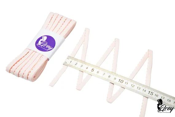 906 641/8 Резинка отделочная Lauma 8 мм, пастельно-розовый 906