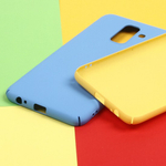 Панель матовая Soft Touch для Samsung Galaxy A6+ (2018), 010659 Желтый