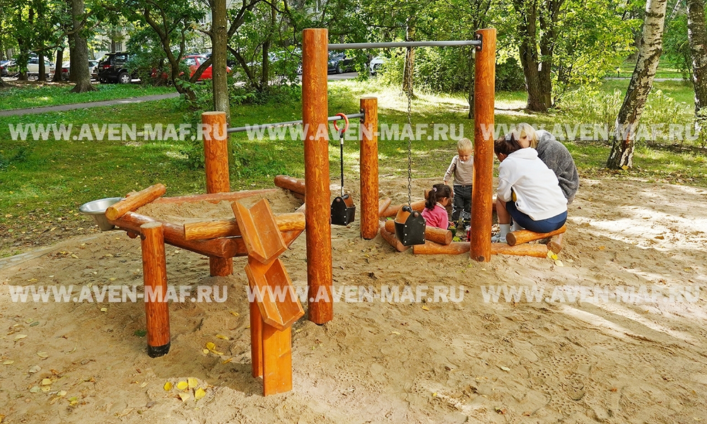Интерактивный игровой комплекс с песочницей ЭКО