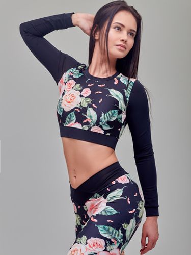 Short Rashguard Rose