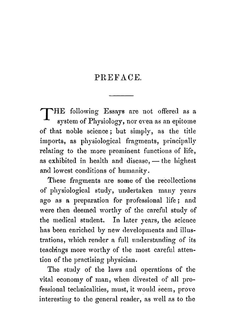 Fragments of physiology, or, Essays on life, health, hygiene, disease, and cure of disease | Abraham Thompson Lowe