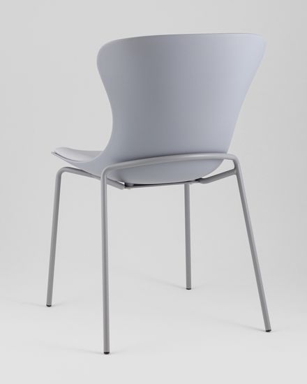 Стул Air с подушкой пластик серый