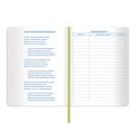 Дневник 1-11 класс 48 л., обложка кожзам (гибкая), термотиснение, BRAUBERG "LATTE", зеленый, 105436