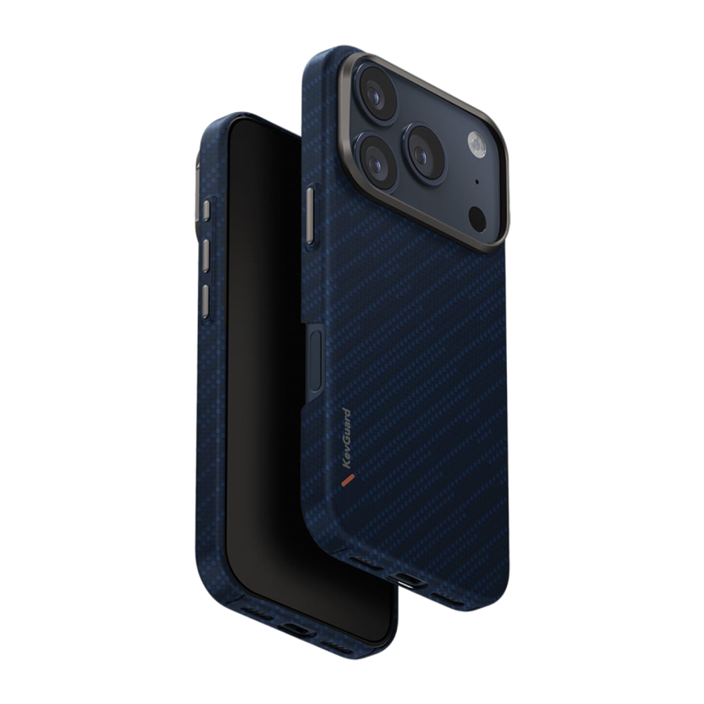 Арамидный чехол MagSafe Uniq Keva Edge для iPhone 17 Pro Ультратонкий текстурированный чехол из арамидного волокна с вырезом для Контроллера камеры