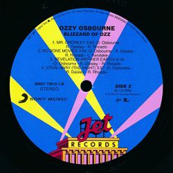 Ozzy Osbourne. Blizzard Of Ozz (LP)