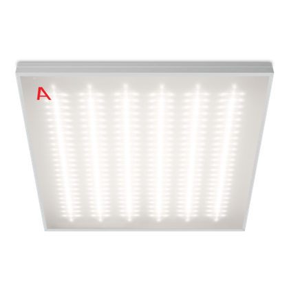 Светильник ОФИС ДВО01-042 с БАП EM1 54Вт 4000К IP40 Микропризма 6500лм 595х595х40мм WOLTA PRO