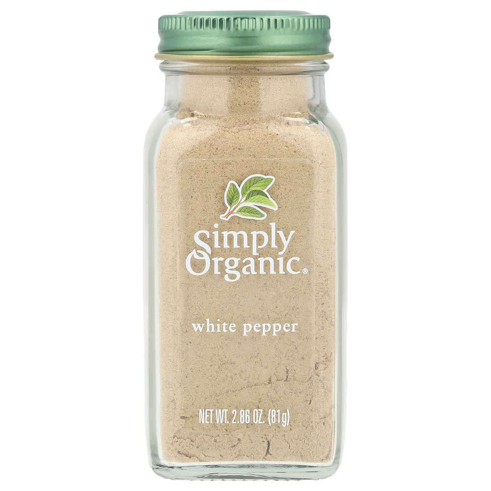 Simply Organic, белый перец, 81 г (2,86 унции)