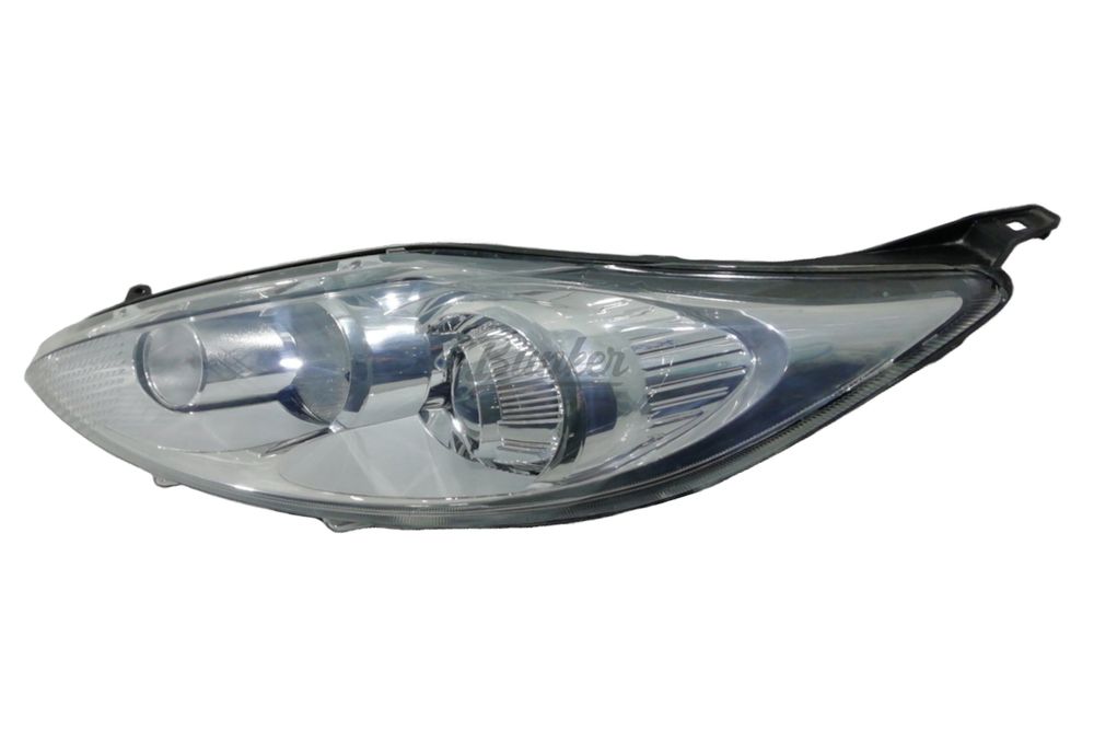 Стекло фары ЛЕВОЕ для Ford Fiesta 6 2008-2012 дорестайлинг