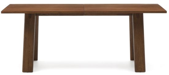 Arlen Раздвижной стол из массива дуба и шпона с отделкой ореха 200(250) 95 см Испания 