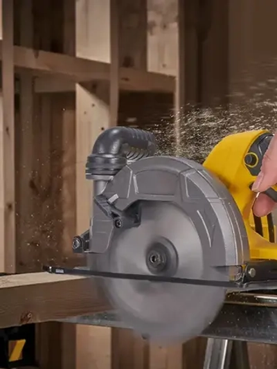 150mm Циркулярная дисковая пила электрическая MELLWIN, /2 Аккумулятор ,7200 об/мин, глубина пропила:55 мм, крепление к столу